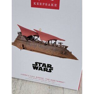 Hallmark Jabba's sail barge‎ Star Wars khetanna ornament Xmas